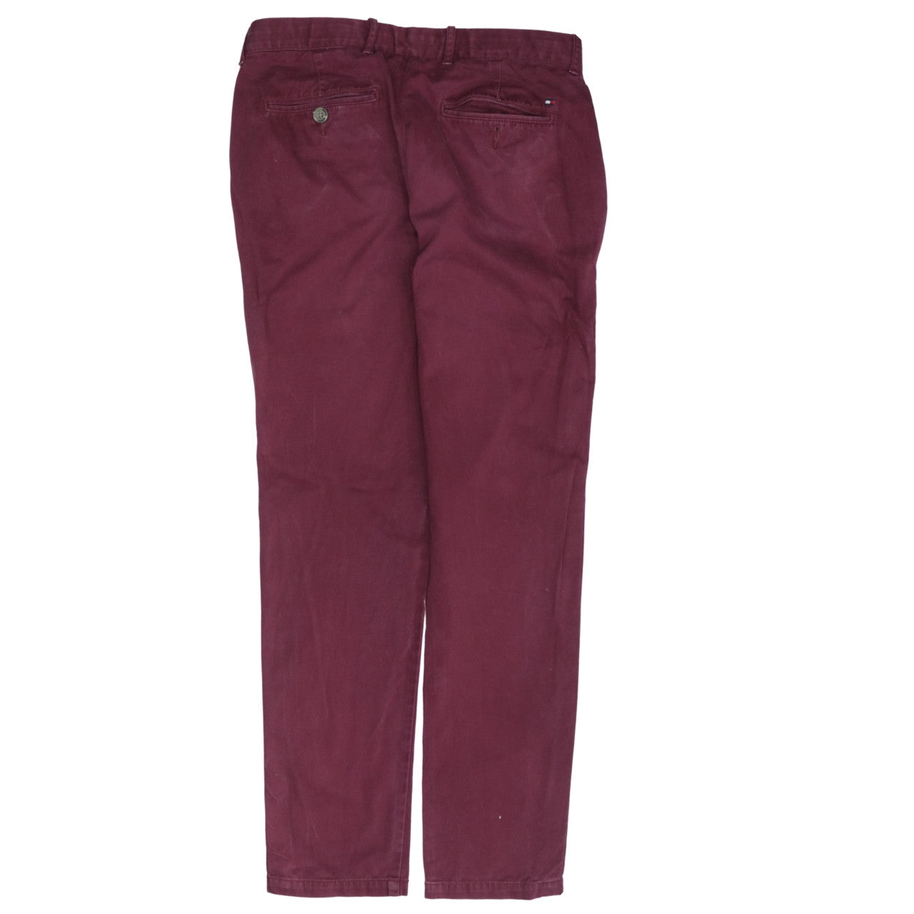 Tommy Hilfiger Men's Red Slim Chino Trousers Size 30R