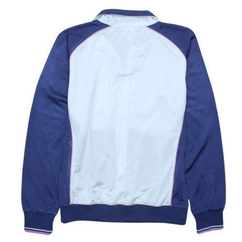 Champion Women White & Blue Full Zip Heritage Fit Sweatshirt M