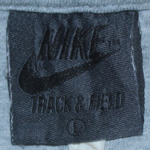 Nike Men’s Grey Track & Field Button Sweatshirt L Regular Fit