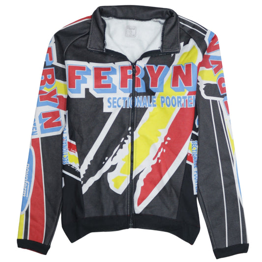 FERYN Men's Multicoloured Full Zip Cycling Sweatshirt Size L