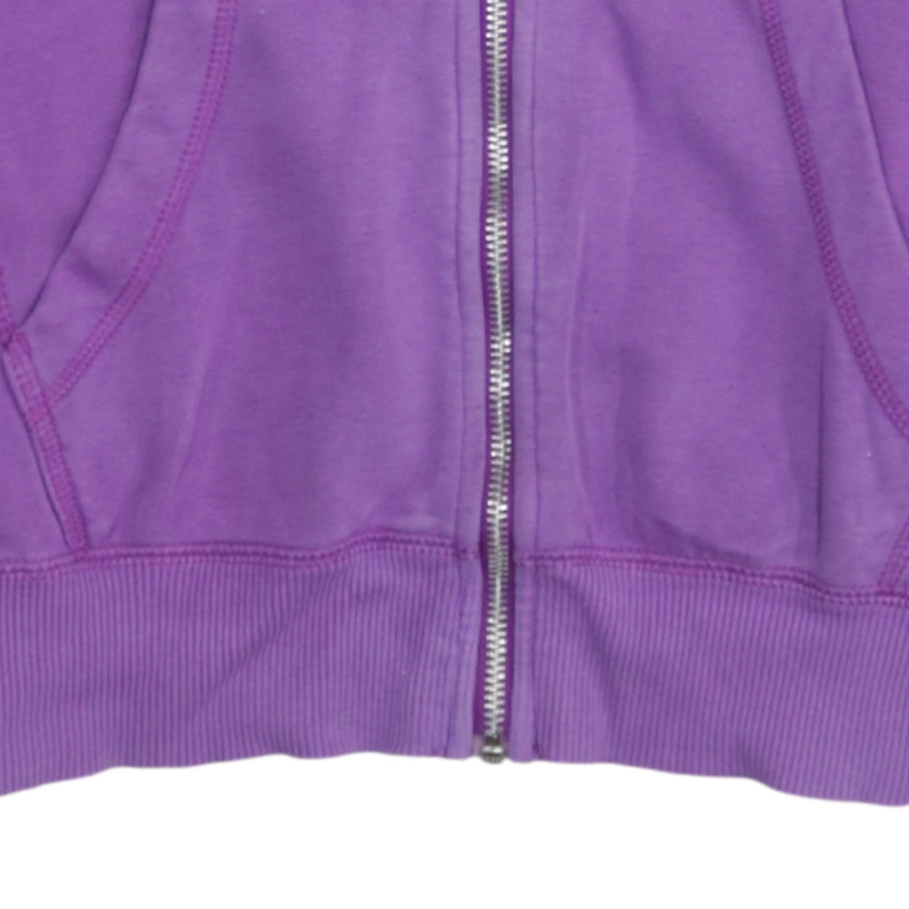 Nike Womens Purple Full Zip Hoodie Size M Relaxed Fit Sweatshirt