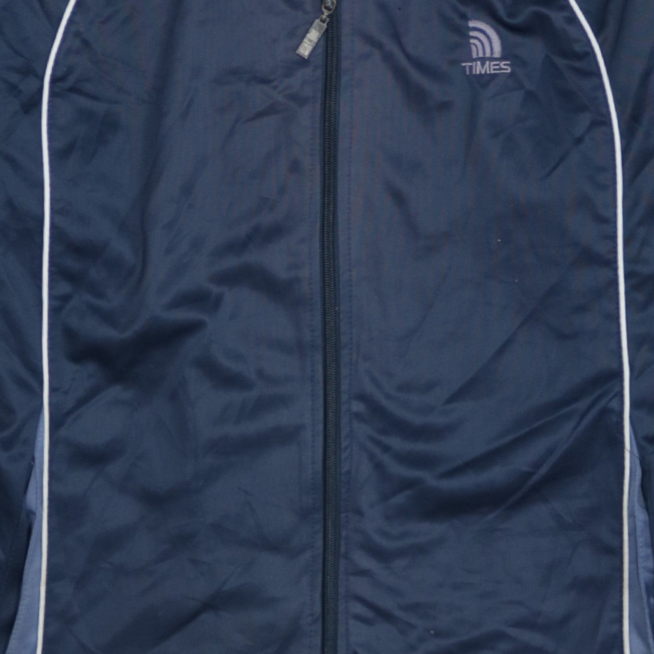Times Sport Men's Blue Full Zip Lightweight Jacket L