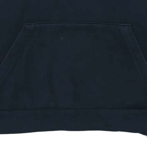 Puma Boys Black Pullover Hoodie L Logo Fleece Sportswear