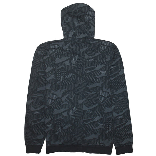 Adidas Men's Black Graphic Print Pullover Hoodie Size M
