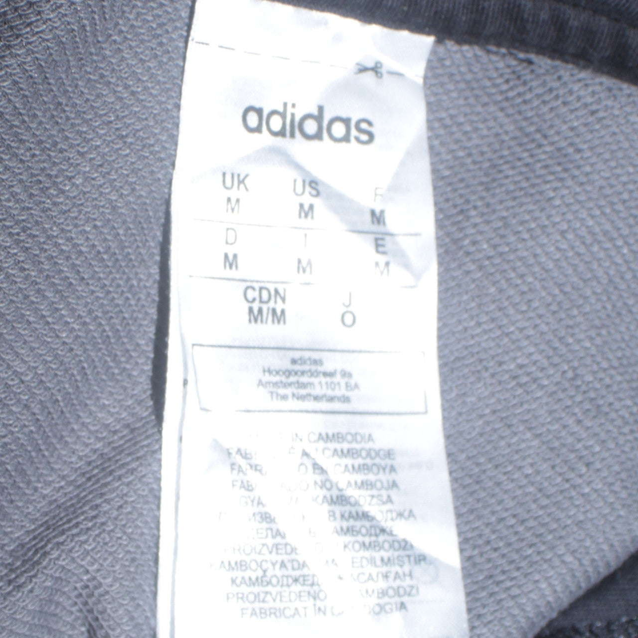 Adidas Men's Black Graphic Print Pullover Hoodie Size M