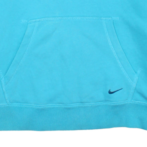 Nike Women's Blue Pullover Hoodie Athletic Dept Graphic Size M