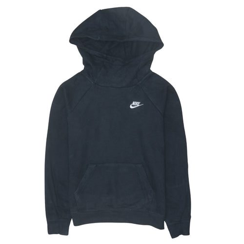 Nike Men's Black Pullover Hoodie XS Logo Fleece Sweatshirt