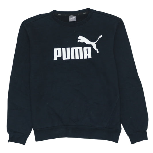 Puma Women's Black Crew Neck Pullover Sweatshirt Size M
