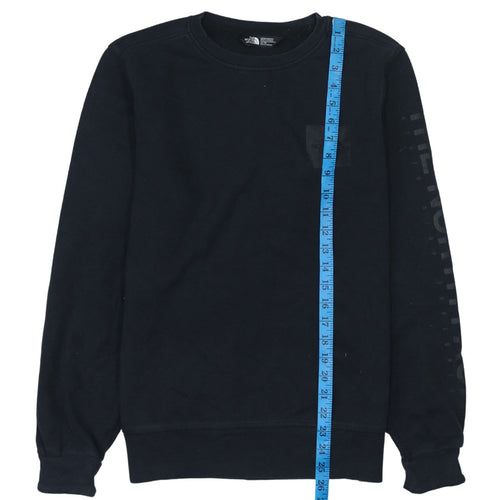 The North Face Mens Black XS Regular Fit Crew Neck Sweatshirt