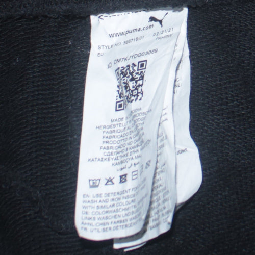 Puma Men's Black XL Regular Fit Sweatpants Joggers