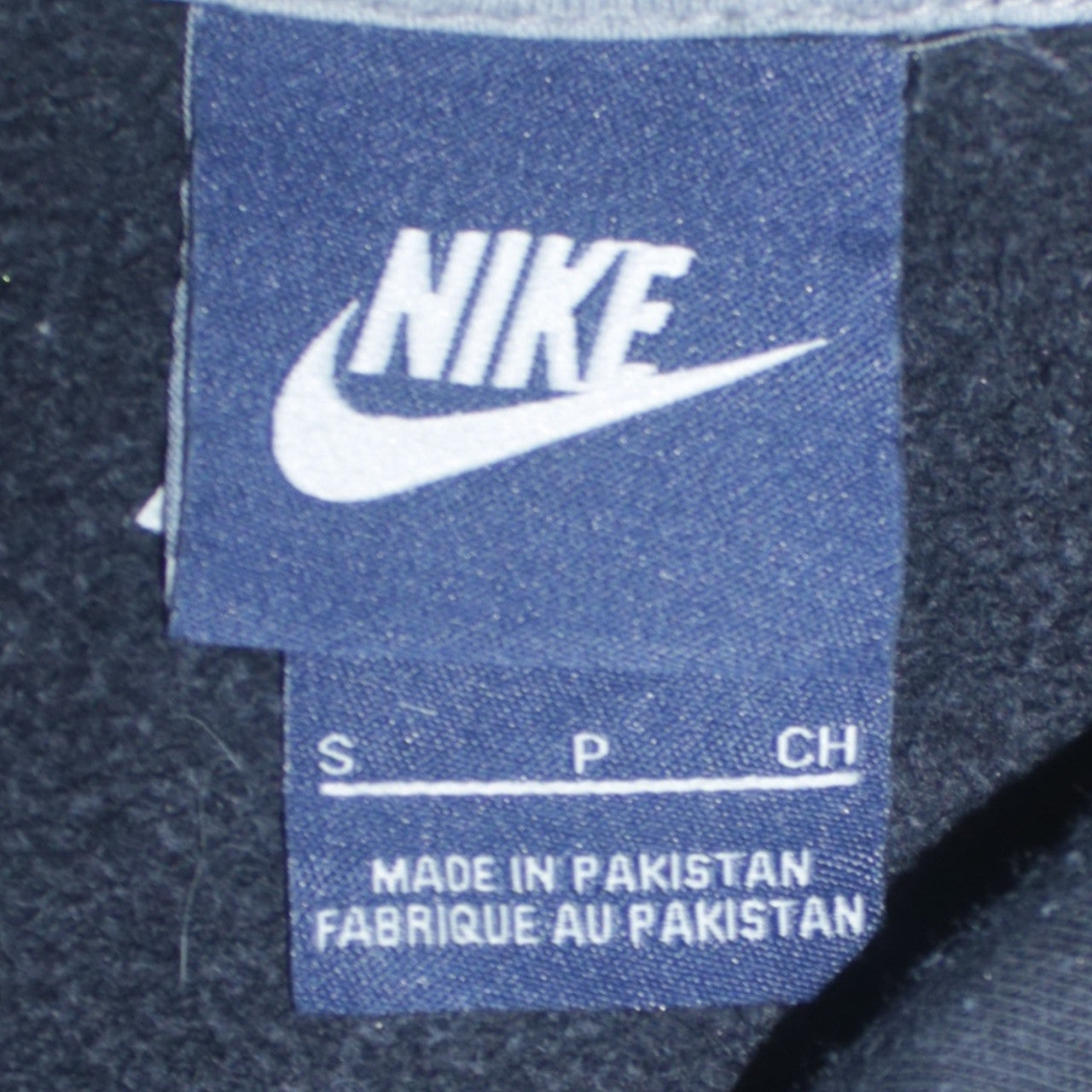 Nike Men's Black Small Pullover Hoodie Fleece Sweatshirt