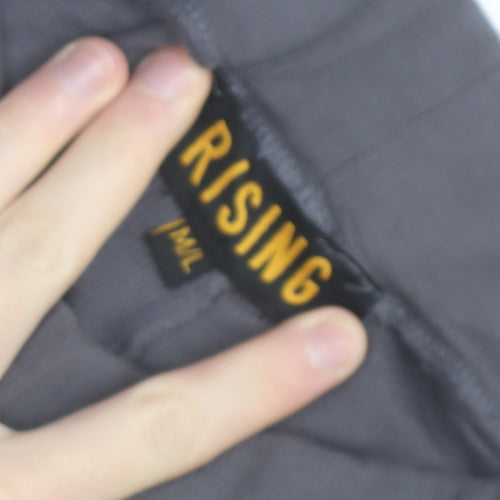 Rising Womens Grey Cotton Elastane M Leggings
