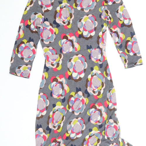 Boden Women’s Multicoloured Viscose Wrap Dress Size 12