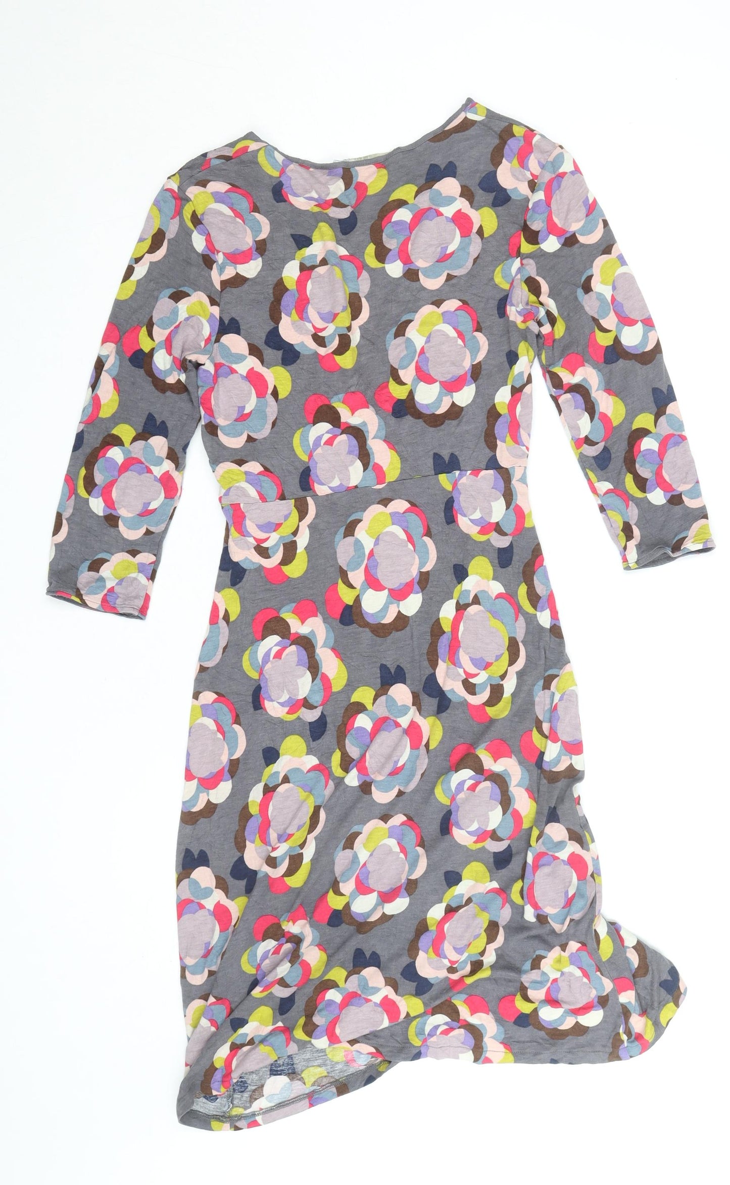Boden Women’s Multicoloured Viscose Wrap Dress Size 12