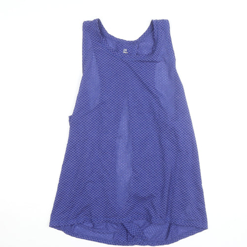 GapFit Blue Women's L Mesh Racerback Tank Top Activewear