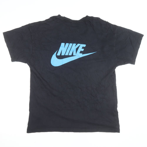 Nike Men's Black Graphic Logo Sports T-Shirt Size M