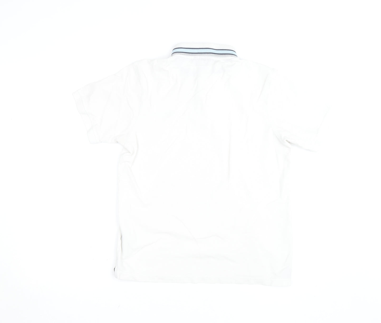 McKenzie Men's White Short Sleeve Polo Shirt Size S Regular Fit