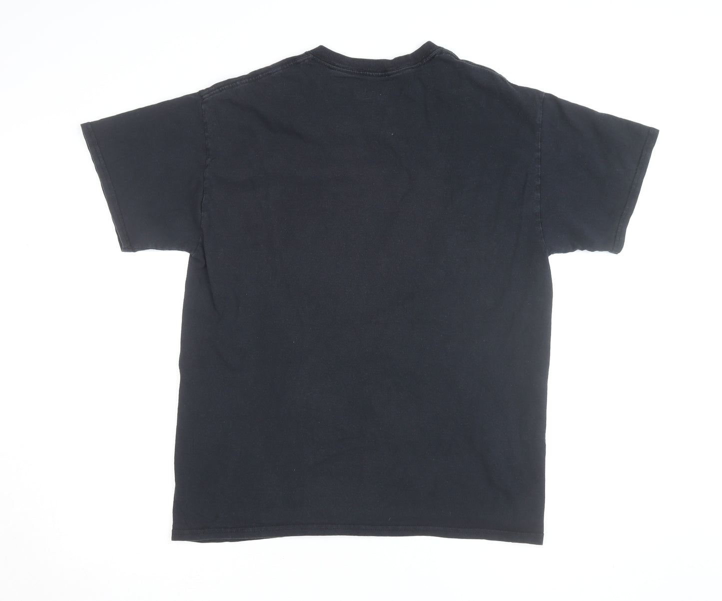 Star Wars Men Black First Order Graphic Short Sleeve Cotton T-Shirt Size L