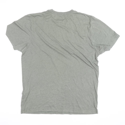 Vans Men's Green Logo Graphic Short Sleeve T-Shirt Size L