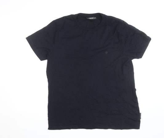 French Connection Men's Black XL Cotton Crew Neck T-Shirt