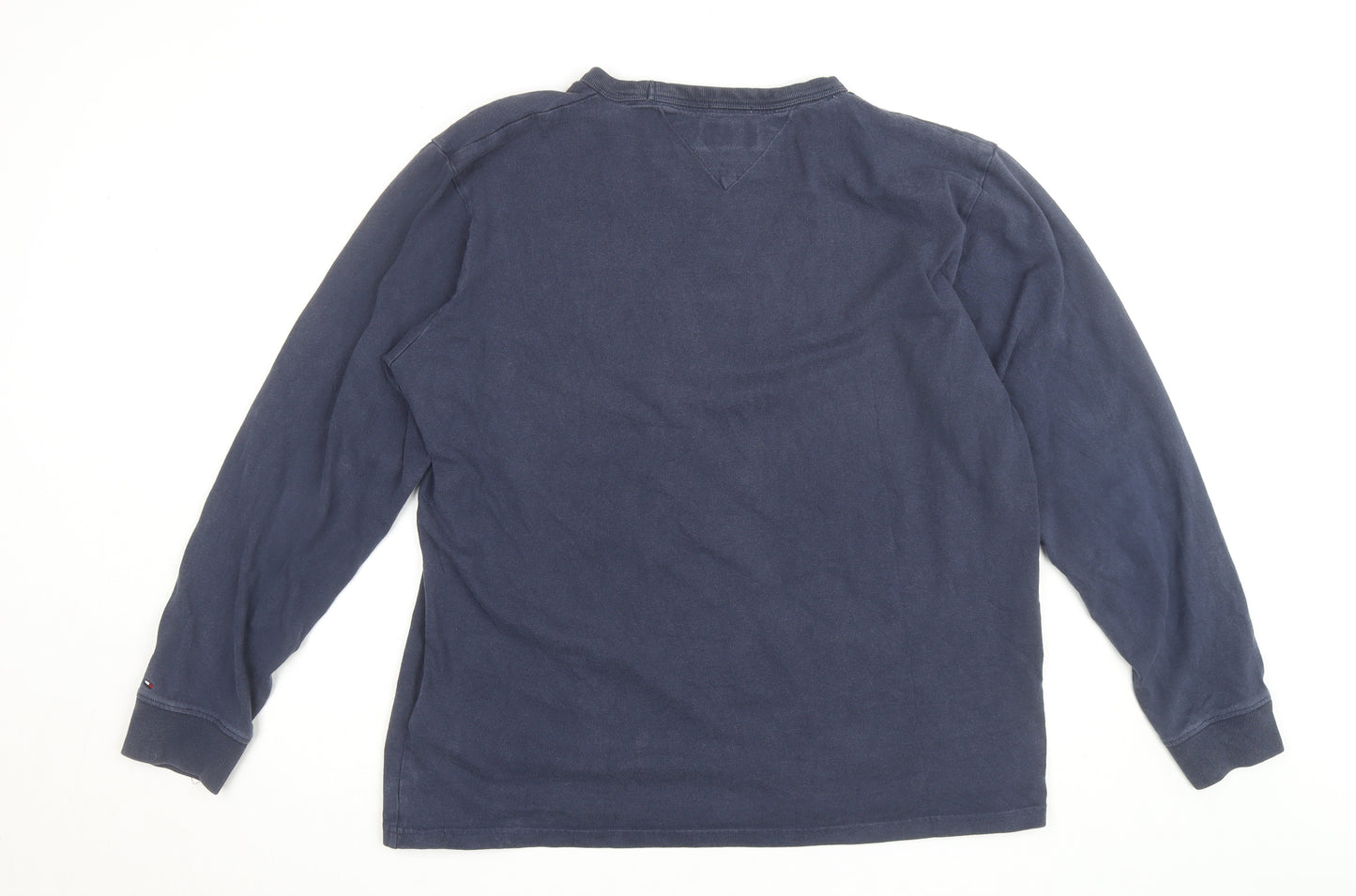 Tommy Jeans Men's Blue 2XL Relaxed Fit Crew Neck Sweatshirt