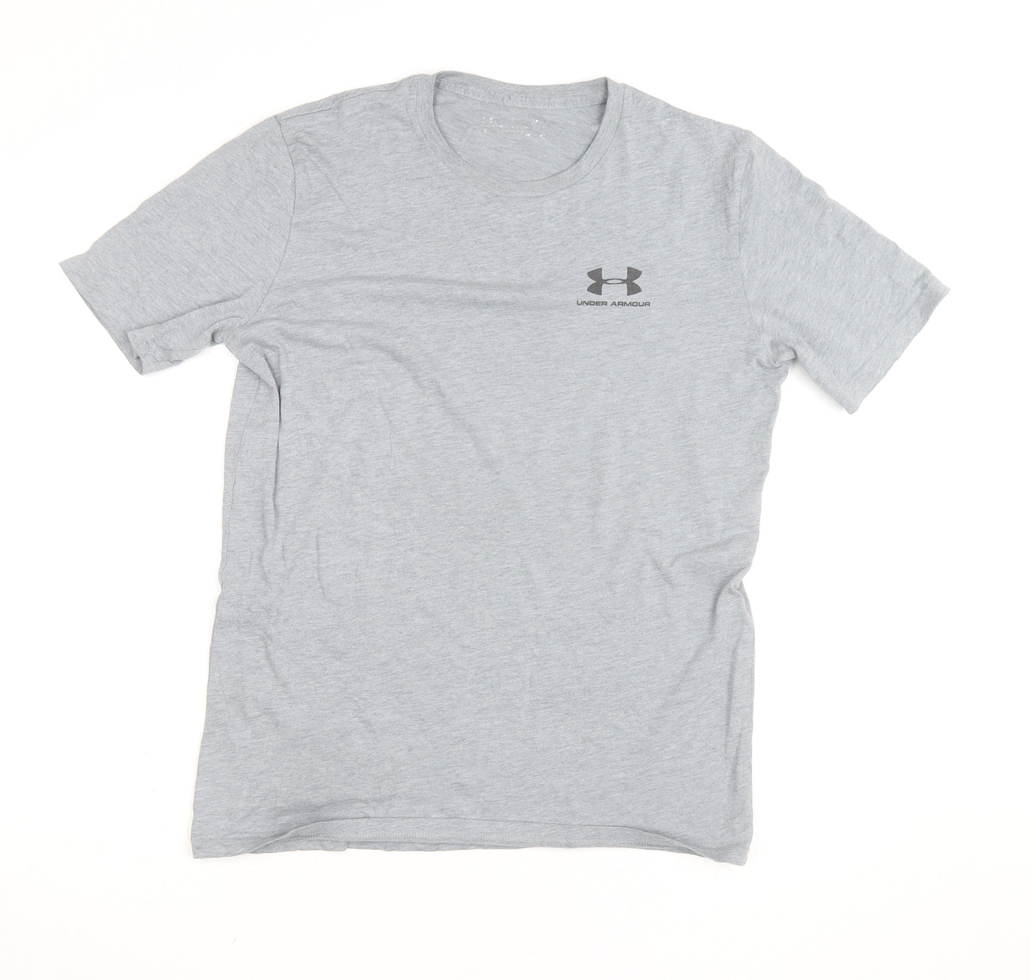 Under Armour Men's Grey Athletic T-Shirt Size L Moisture Wicking