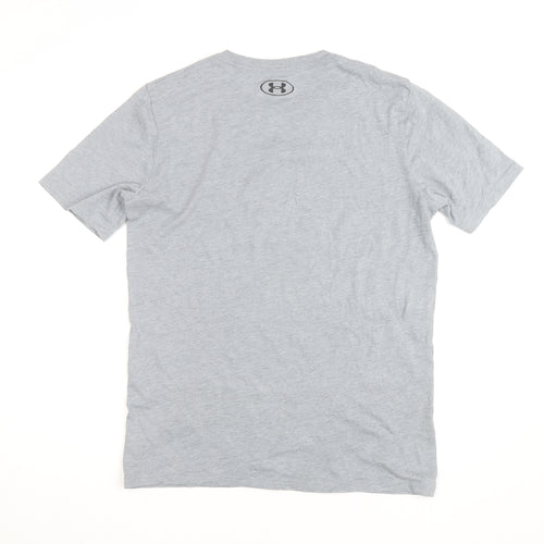 Under Armour Men's Grey Athletic T-Shirt Size L Moisture Wicking