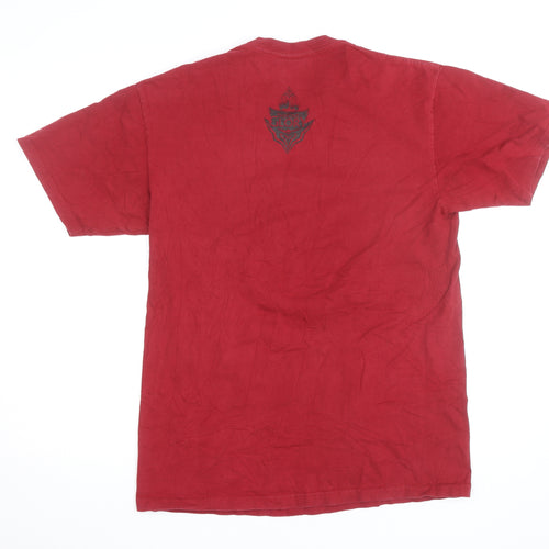 Unit Hundred Men's Red XL Throne of Glory Graphic Cotton T-Shirt
