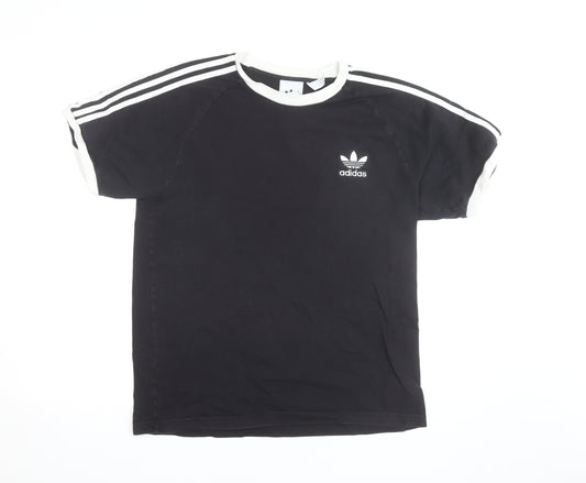 Adidas Men's Black Short Sleeve Crew Neck Sports T-Shirt M