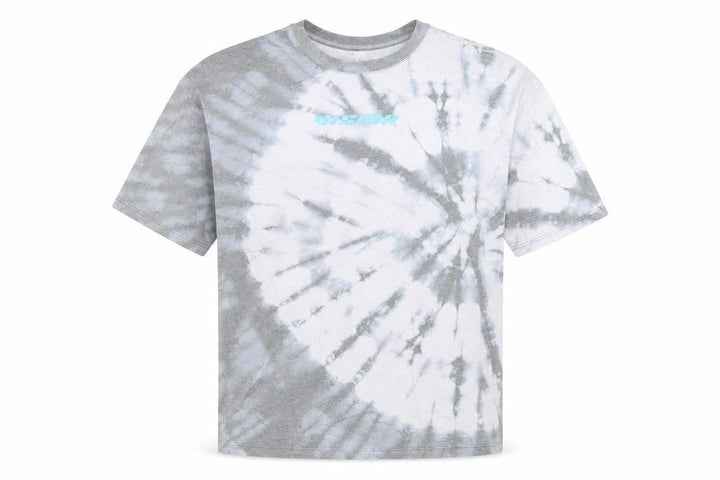 Jack & Jones Men's Grey Tie-Dye Graphic T-Shirt XS