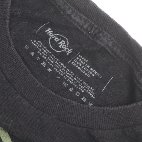 Hard Rock Cafe Washington D.C. Black Cotton Men's Large T-Shirt