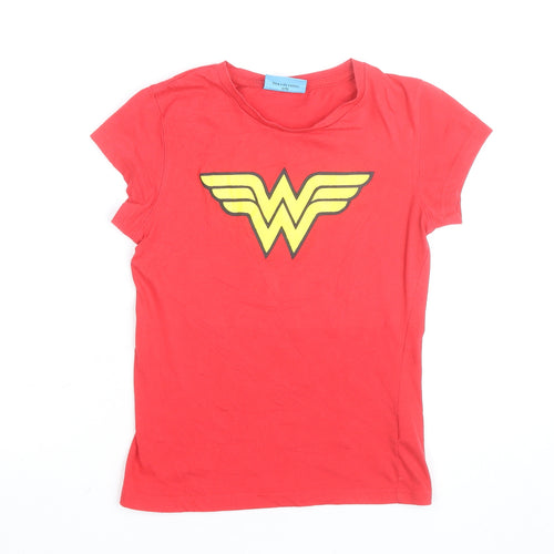 DC Comics Wonder Woman Red Women's Size 8 Short Sleeve T-Shirt