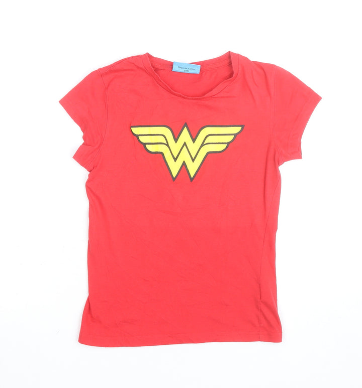 DC Comics Wonder Woman Red Women's Size 8 Short Sleeve T-Shirt