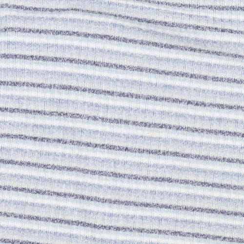 ISLE Essentials Women's Blue Striped Long Sleeve Knit Top Size 14-16