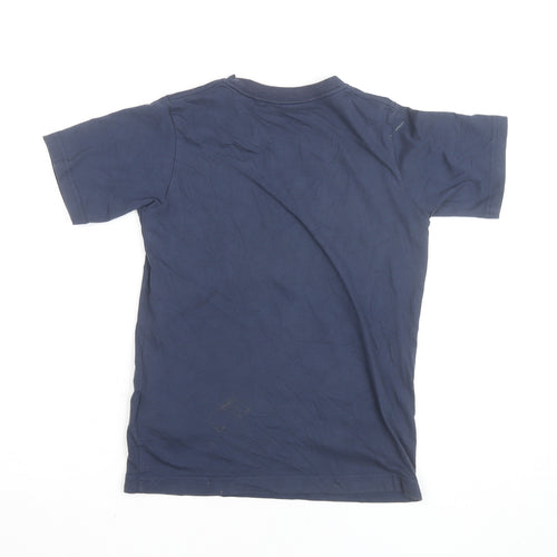 Converse Boys Blue Graphic Sneaker Print T-Shirt Size 11 Years