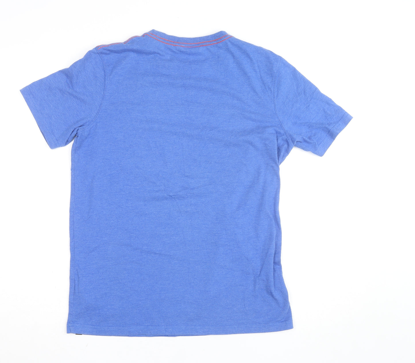 Animal Boys Blue Graphic Logo T-Shirt 15-16 Years Cotton Blend Casual