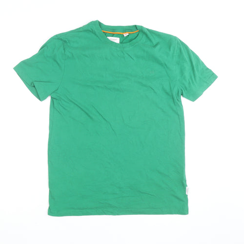 Superdry Men's Green Short Sleeve Crew Neck Cotton T-Shirt M
