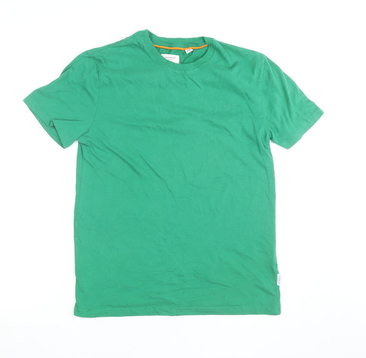 Superdry Men's Green Short Sleeve Crew Neck Cotton T-Shirt M