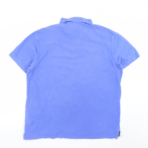 Crew Clothing Company Men’s Blue 2XL Cotton Polo Shirt