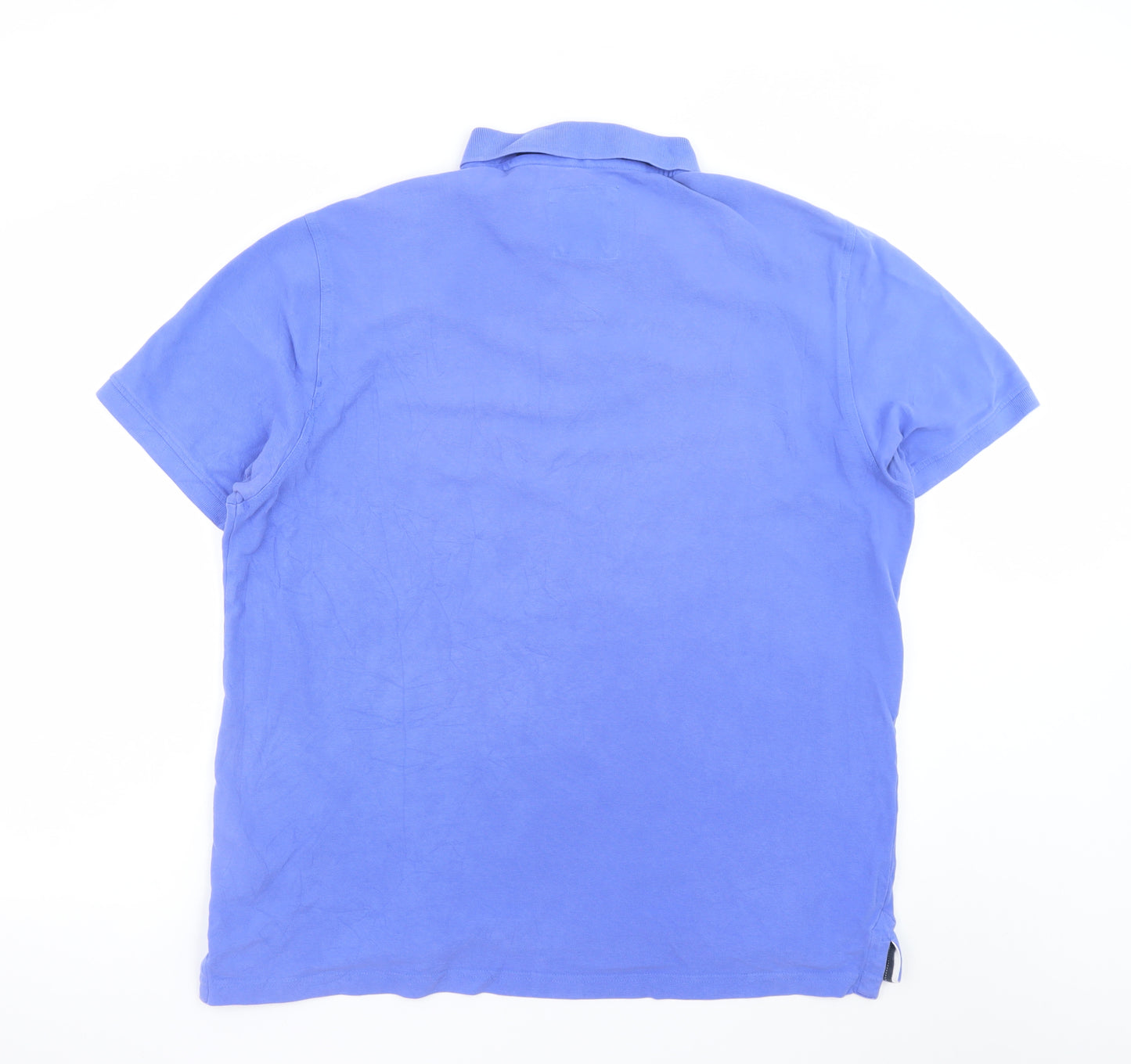 Crew Clothing Company Men’s Blue 2XL Cotton Polo Shirt