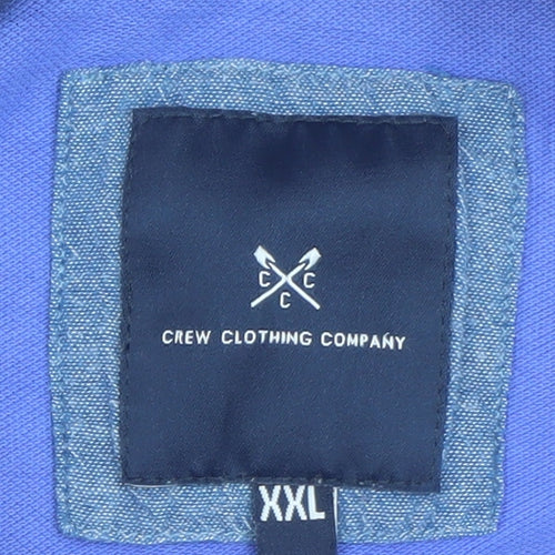 Crew Clothing Company Men’s Blue 2XL Cotton Polo Shirt