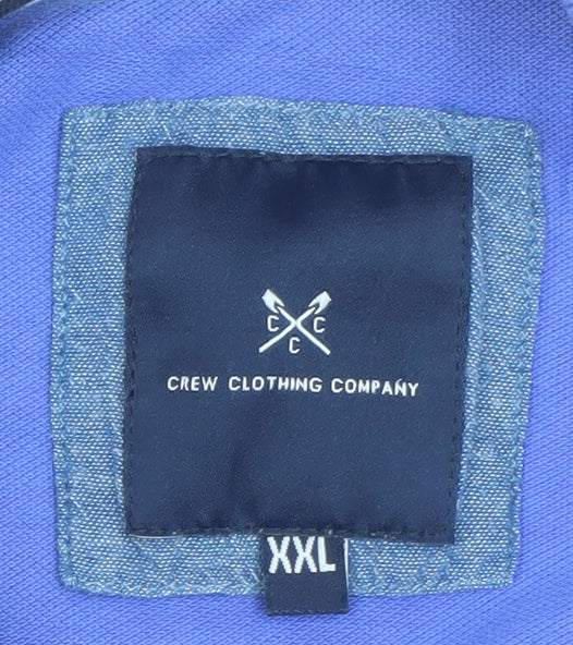 Crew Clothing Company Men’s Blue 2XL Cotton Polo Shirt