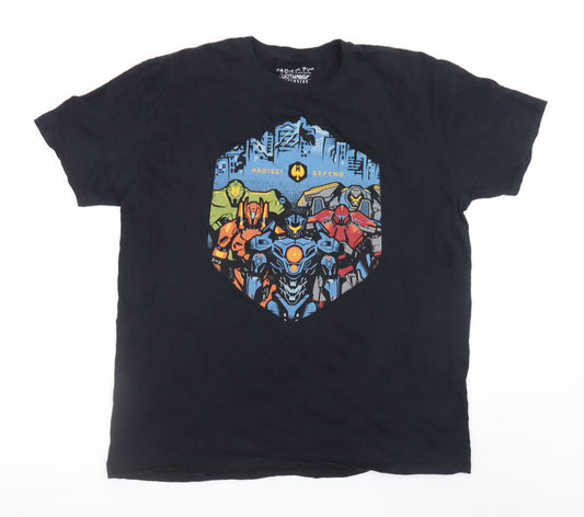 Lootcrate Pacific Rim Uprising Black XL Men's Graphic T-Shirt