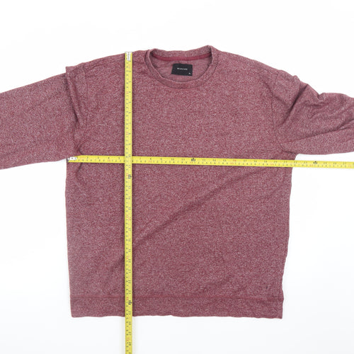 Reserved Men’s Red Long Sleeve Crew Neck Cotton Blend XL T-Shirt