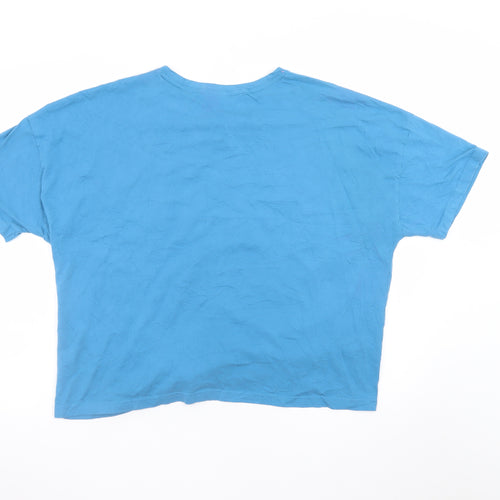 George Women Blue Snoopy Graphic T-Shirt Nightshirt Size 16-18