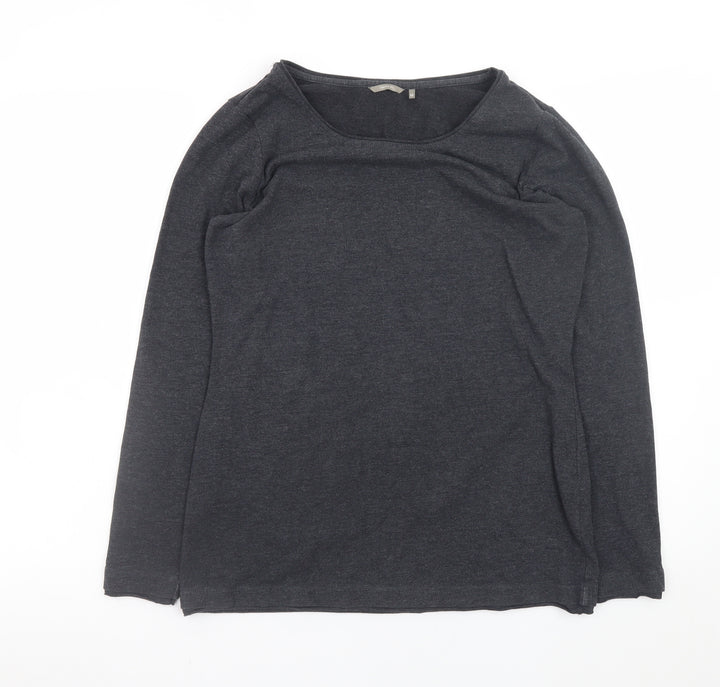 Sandwich Womens Grey Long Sleeve Jersey Top Size M