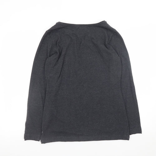 Sandwich Womens Grey Long Sleeve Jersey Top Size M