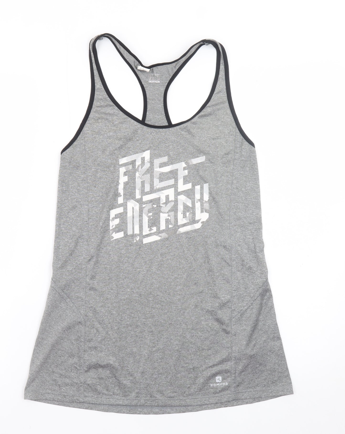 Decathlon Men’s Grey Sleeveless Free Energy Sports T-Shirt S