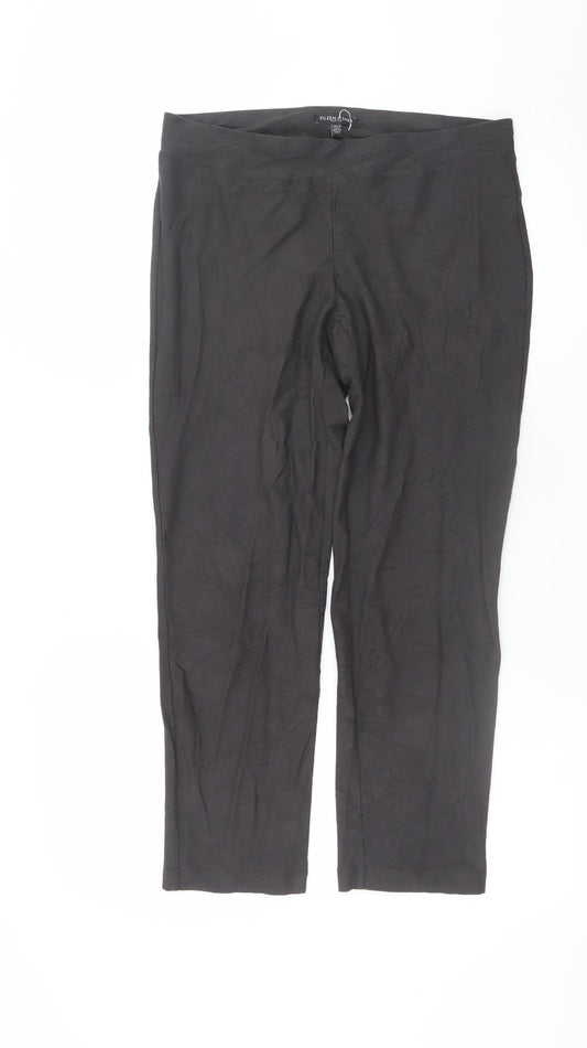 Eileen Fisher Women's Petite Black Stretch Leggings Size S