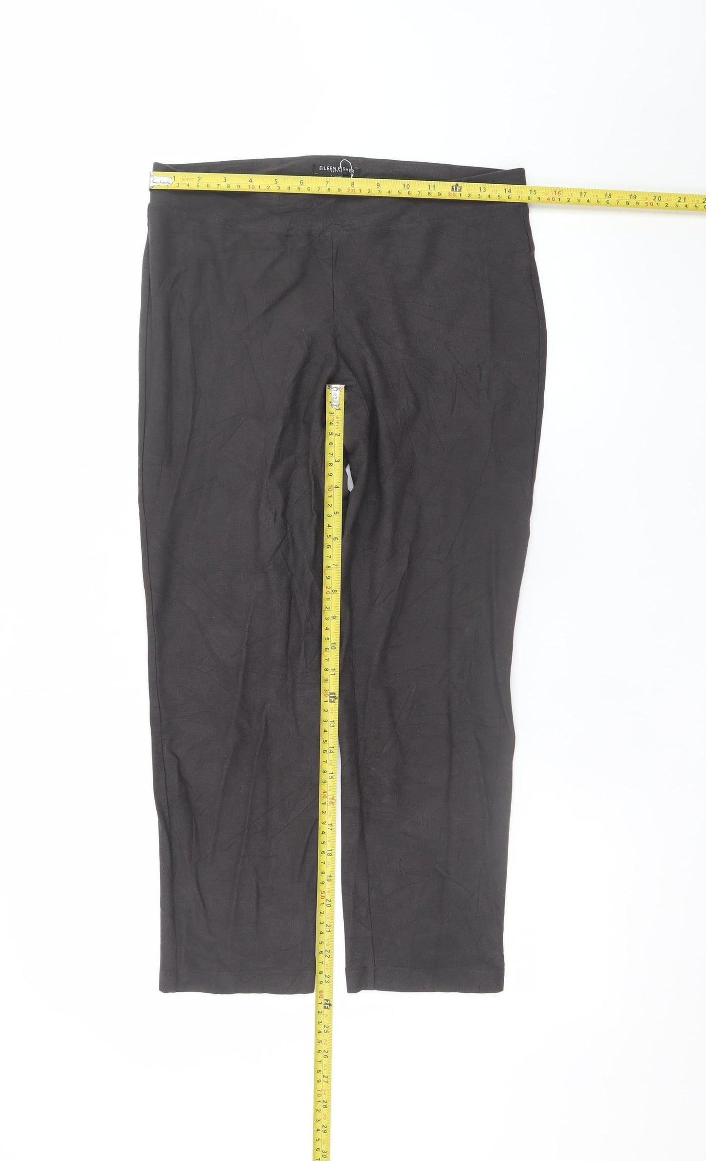 Eileen Fisher Women's Petite Black Stretch Leggings Size S